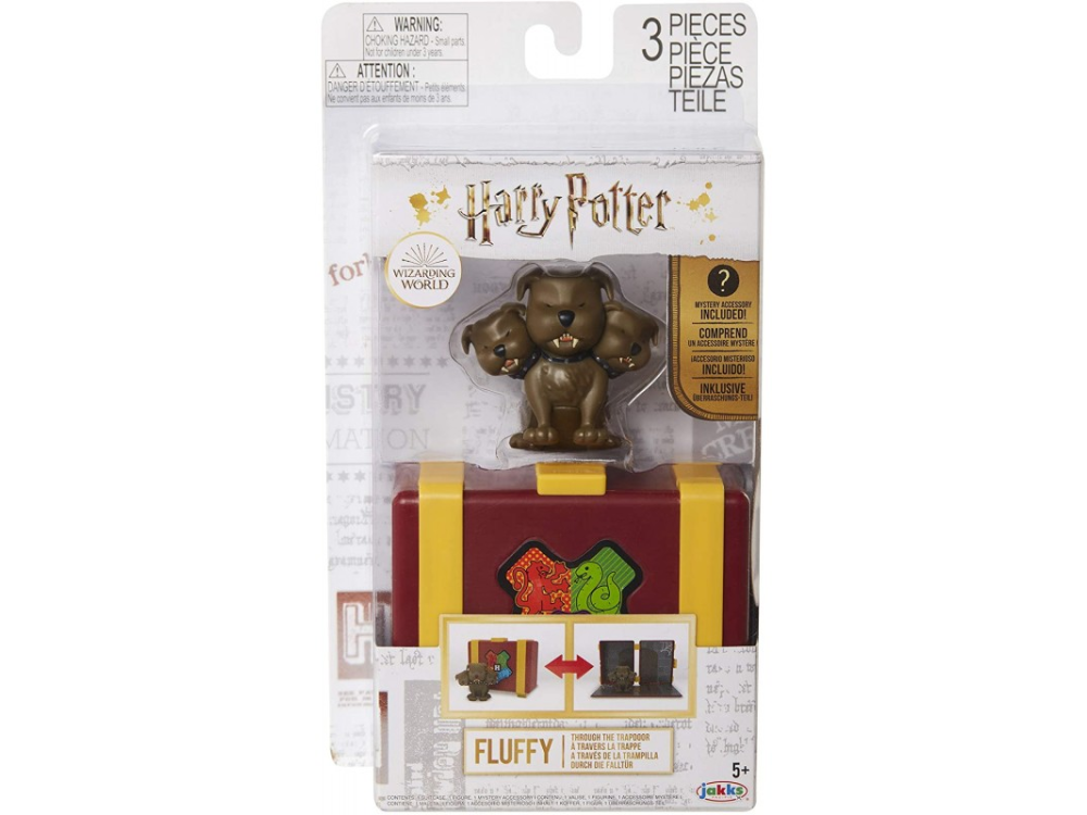 Figura - Sherwood Charm Fluffy, Harry Potter, 5.08 cm, Marrón