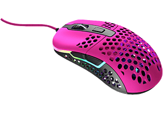 CHERRY M42 RGB - Gaming Maus, Kabelgebunden, Optisch mit Laserdioden, 16000 Cpi, Schwarz/Pink