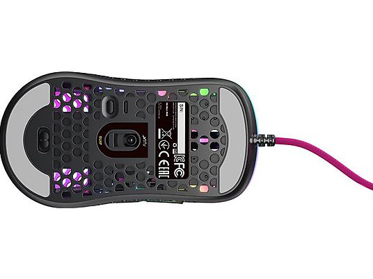 CHERRY M42 RGB - Gaming Maus, Kabelgebunden, Optisch mit Laserdioden, 16000 Cpi, Schwarz/Pink
