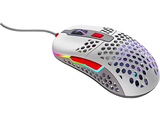 CHERRY M42 RGB - Gaming Mouse, Connessione con cavo, Ottica con diodi laser, 16000 Cpi, Nero/Grigio