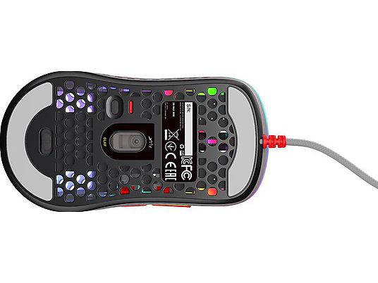 CHERRY M42 RGB - Gaming Mouse, Connessione con cavo, Ottica con diodi laser, 16000 Cpi, Nero/Grigio