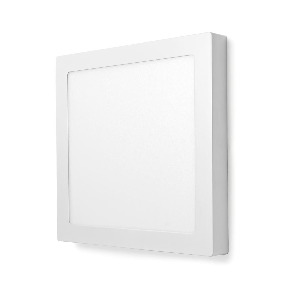 NEDIS Intelligens Wi-Fi-s mennyezeti lámpa, 30x30cm, 18W, 1800 lm, meleg és hideg fehér, RGB (WIFILAC30WT)