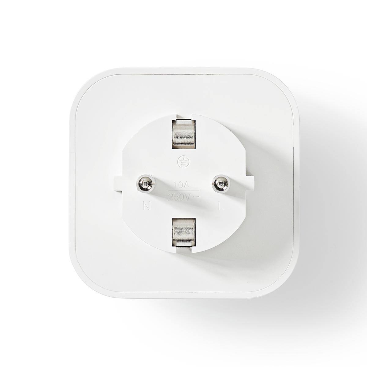 NEDIS SmartLife intelligens konnektor, Wi-Fi, 3-as csomag, fehér (WIFIP130FWT3)