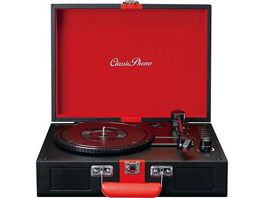 LENCO TT-110 - Tourne-disque (Noir/Rouge)