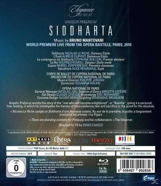Opera National De Paris - (Blu-ray) - Siddharta Ballet