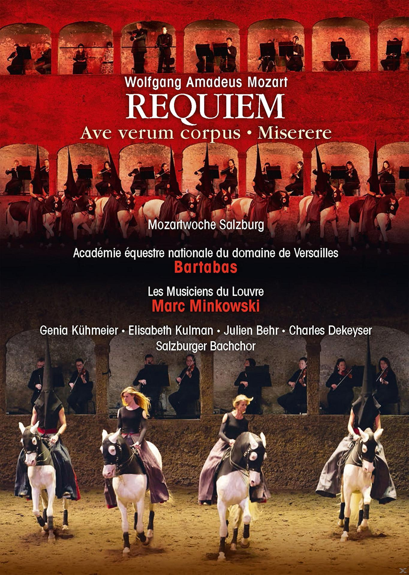 Versailles, VARIOUS, Académie Du - Louvre Musiciens Requiem - Les de (DVD) Bachchor, Équestre Salzburger