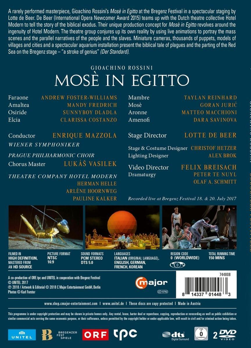 VARIOUS - Rossini: - in in Mosé Ägypten) Egitto (DVD) (Moses