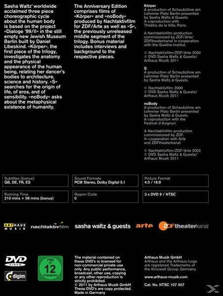 Sasha Waltz - Körper/S/Nobody  - (DVD)