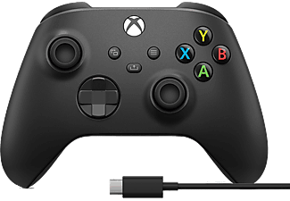Gedwongen Hou op monster MICROSOFT Xbox Wireless Controller Zwart + USB-C kabel kopen? | MediaMarkt