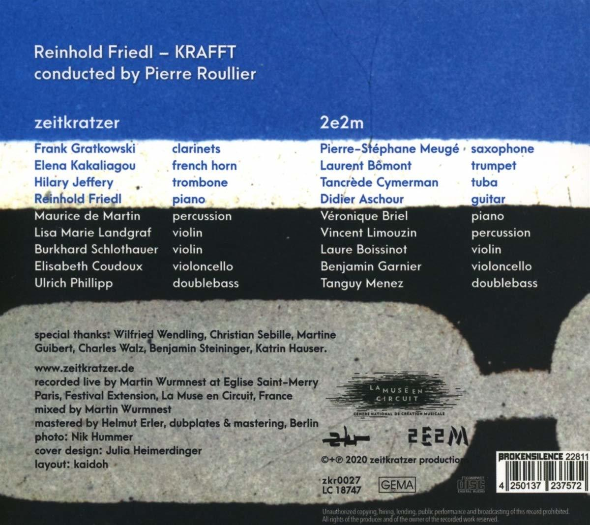 Zeitkratzer, Ensemble 2e2m - krafft  - (CD)