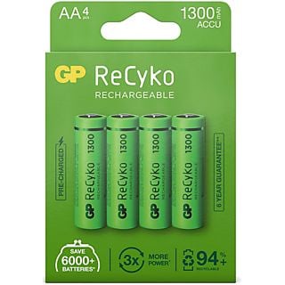 GP ReCyko 4x AA 1300 mAh