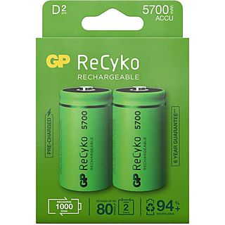 GP ReCyko 2x D 5700 mAh