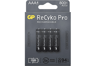 GP ReCyko Pro 4x AAA 800 mAh