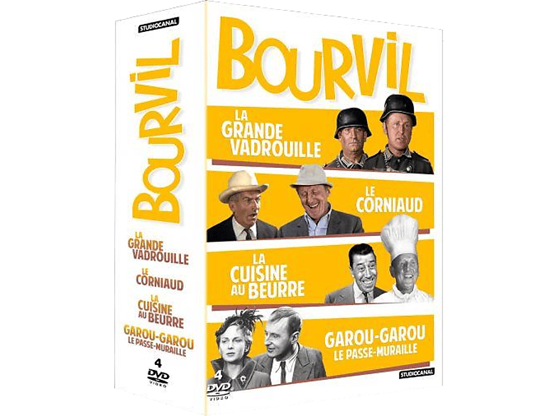 Cld Distribution Coffret Bourvil: 4 Films - Dvd