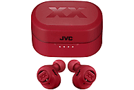 Auriculares inalámbricos - JVC HA-XC50T-R-U XX, True Wireless, 14h, IP55, Bluetooth, Rojo + Estuche de carga