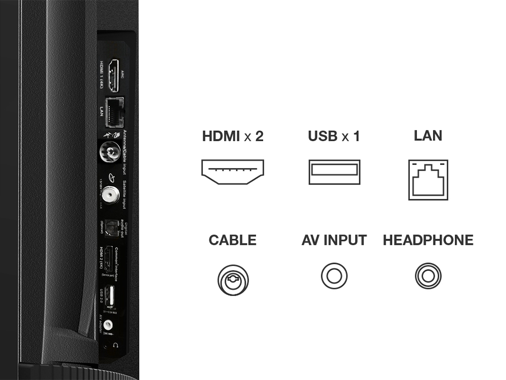TV LED 43" - TCL 43P615, Android TV, UHD 4K, Compatible con Google Assistant, Dolby Atmos, Smart TV