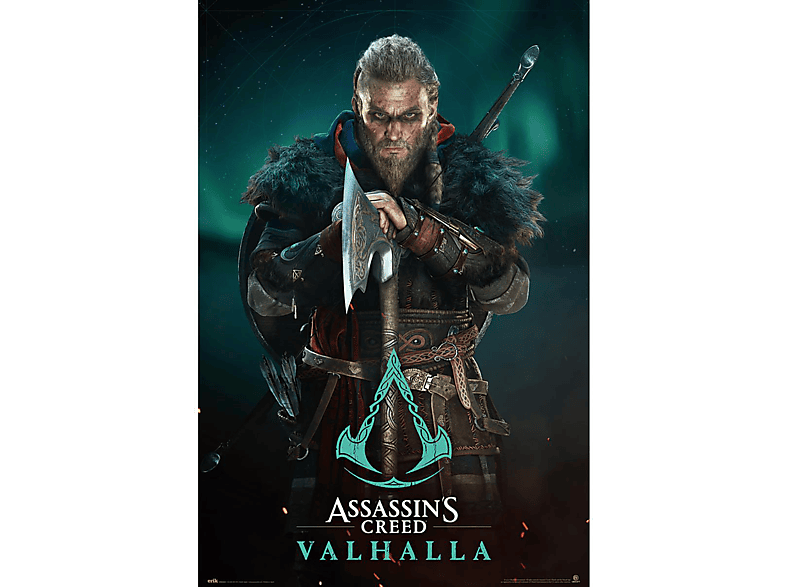 Großformatige Creed Valhalla Assassin\'s Eivor Poster ERIK EDITORES II GRUPO