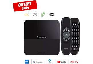 GOLDMASTER Netta 2 Android Media Box Siyah Outlet 1211227