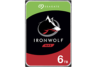 SEAGATE IronWolf NAS - Disque dur (HDD, 6 TB, Argent/Noir)