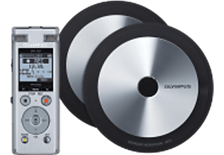 OLYMPUS DM-720 Meet & Record Kit L - Diktiergerät (Silber)
