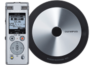OLYMPUS DM-720 Meet & Record Kit S - Diktiergerät (Silber)