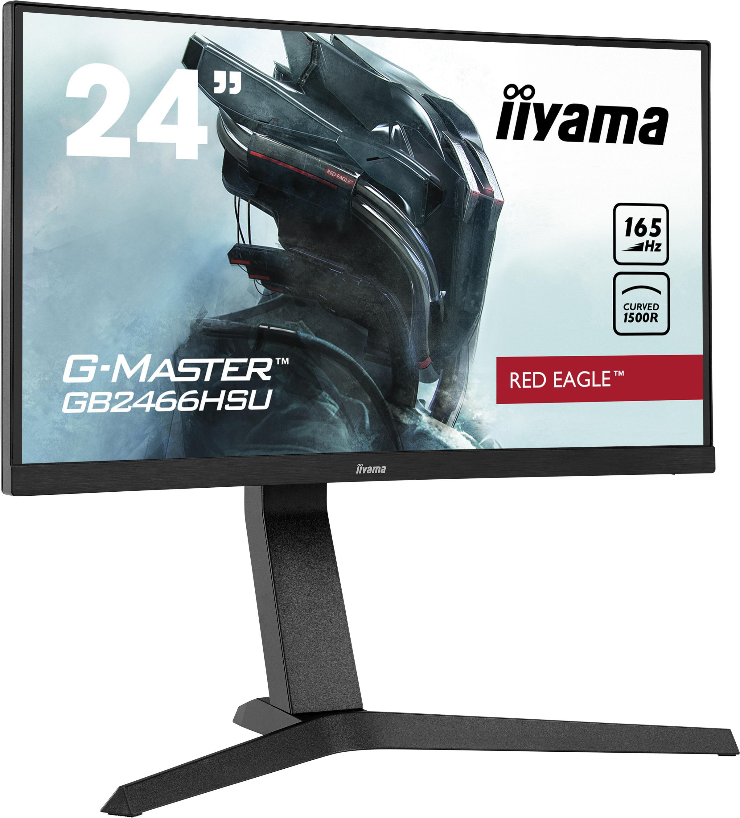 IIYAMA G-MASTER G2466HSU-B1 RED EAGLE ™ 24 Zoll  Full-HD  Gaming Monitor  1 ms Reaktionszeit  