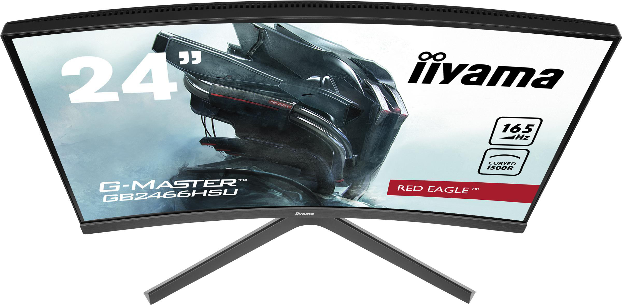 IIYAMA G-MASTER G2466HSU-B1 RED EAGLE ™ 24 Zoll  Full-HD  Gaming Monitor  1 ms Reaktionszeit  