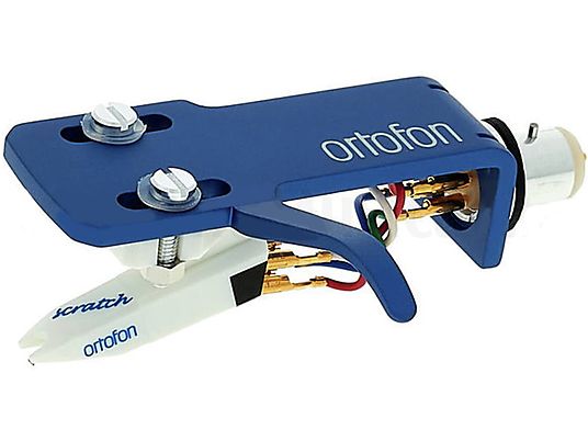 ORTOFON OM Scratch White SH-4 - Testine fonografiche (Bianco/Blu)