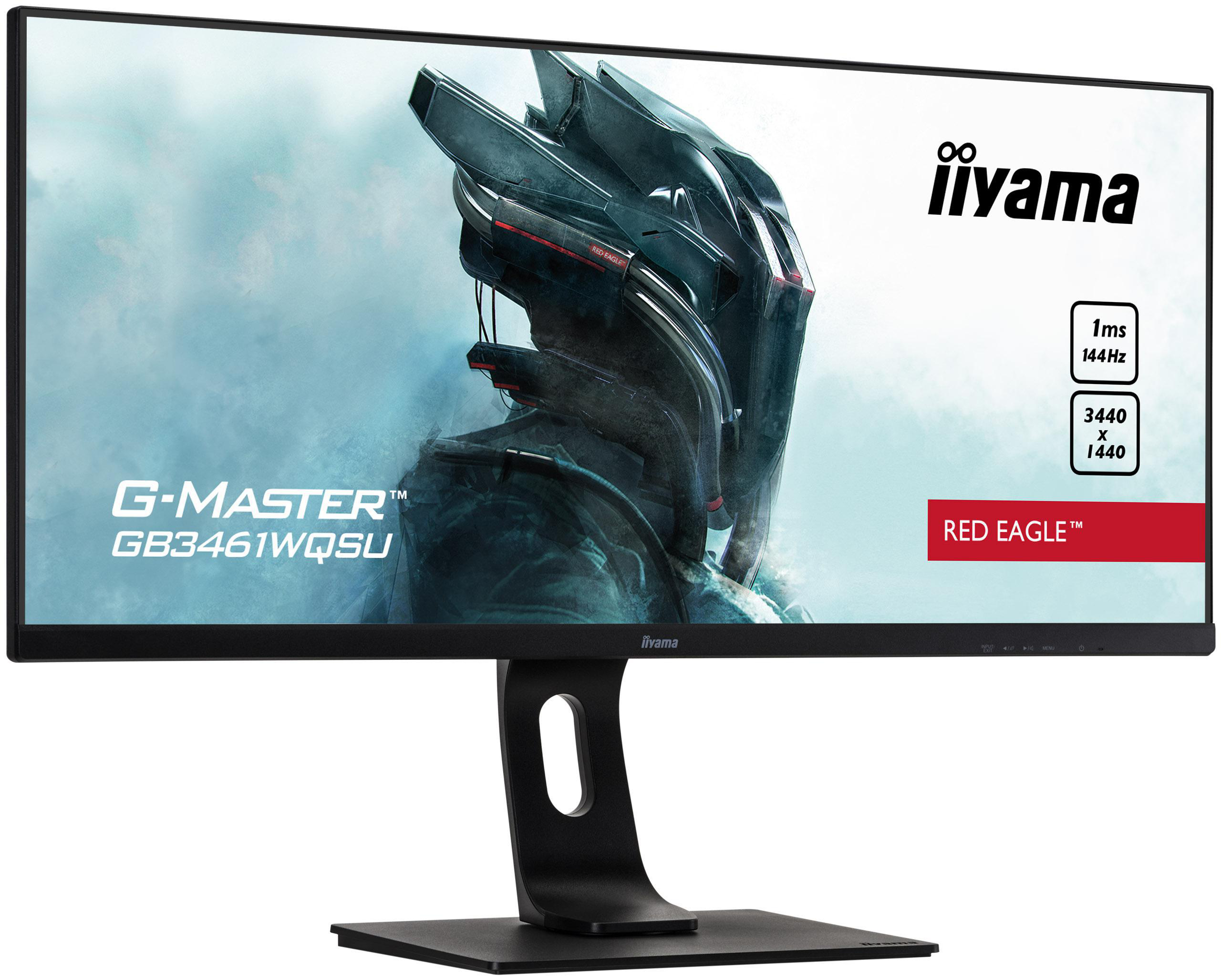 IIYAMA G-MASTER GB3461WQSU-B1 RED EAGLE ™ 34 Zoll  UWQHD  Gaming Monitor  1 ms Reaktionszeit  
