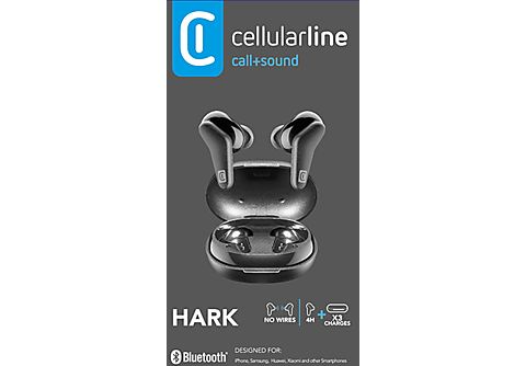 CELLULAR-LINE Hark TWS oordopjes met oplaadcase Zwart