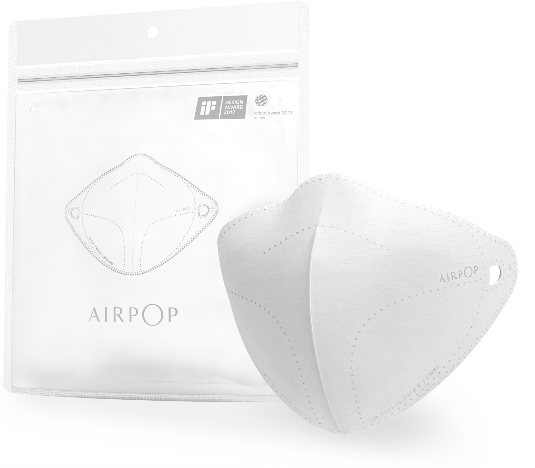 Airpop Filter Refill 4 Stuks Wit
