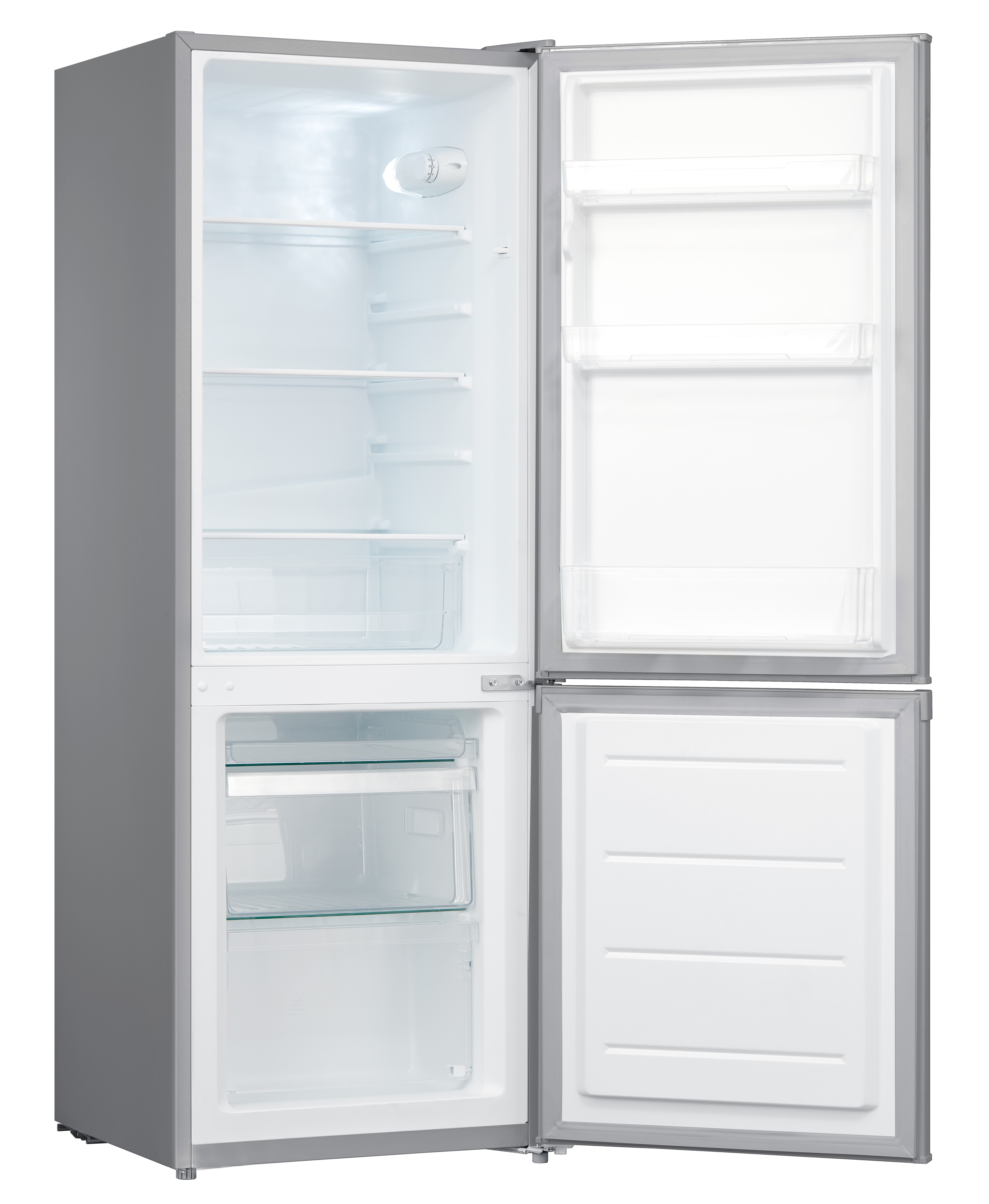 COMFEE RCB232LS2  Kühlgefrierkombination (E, 170 l, 1418 mm hoch, Silber)