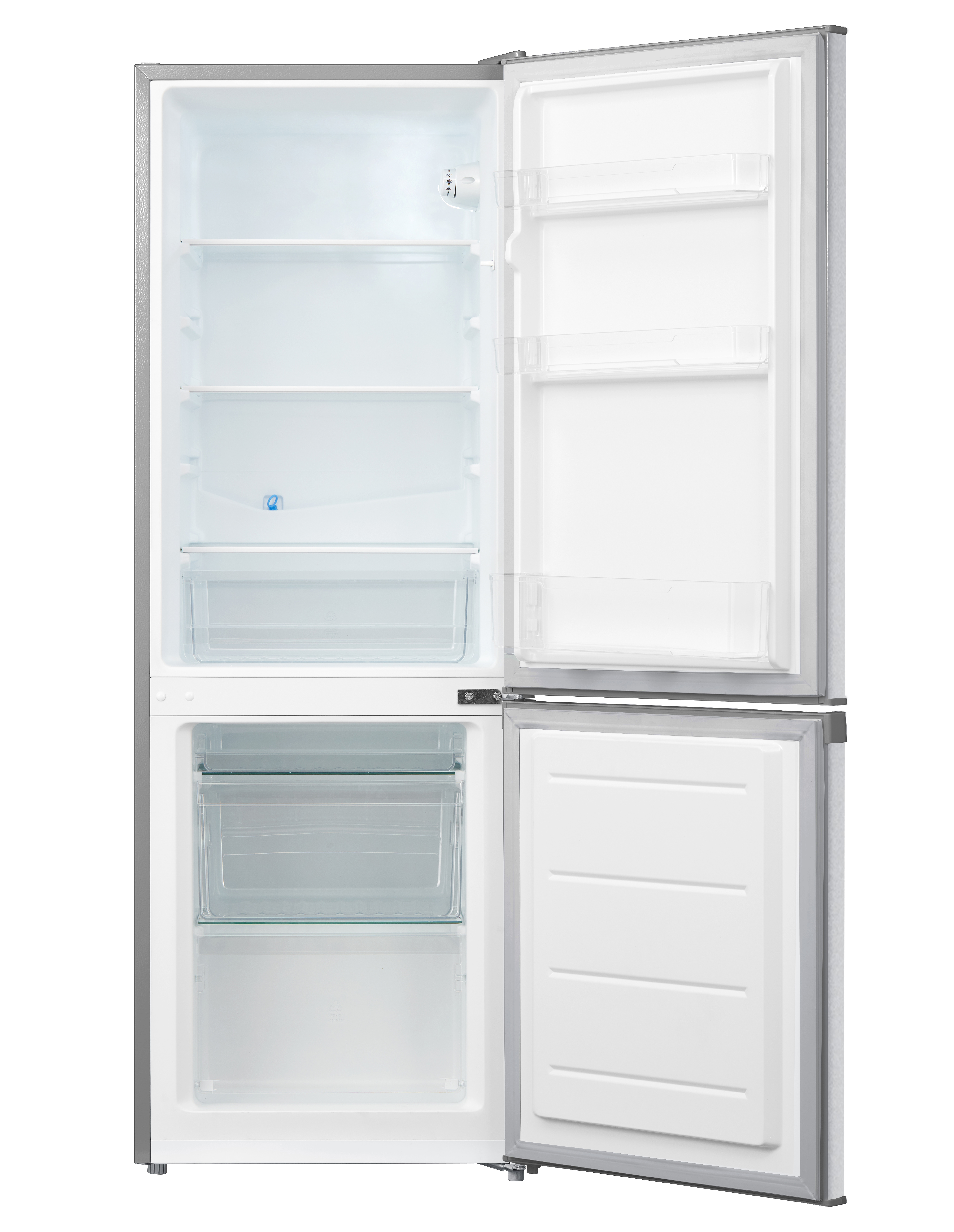 COMFEE RCB232LS2  Kühlgefrierkombination (E, 170 l, 1418 mm hoch, Silber)