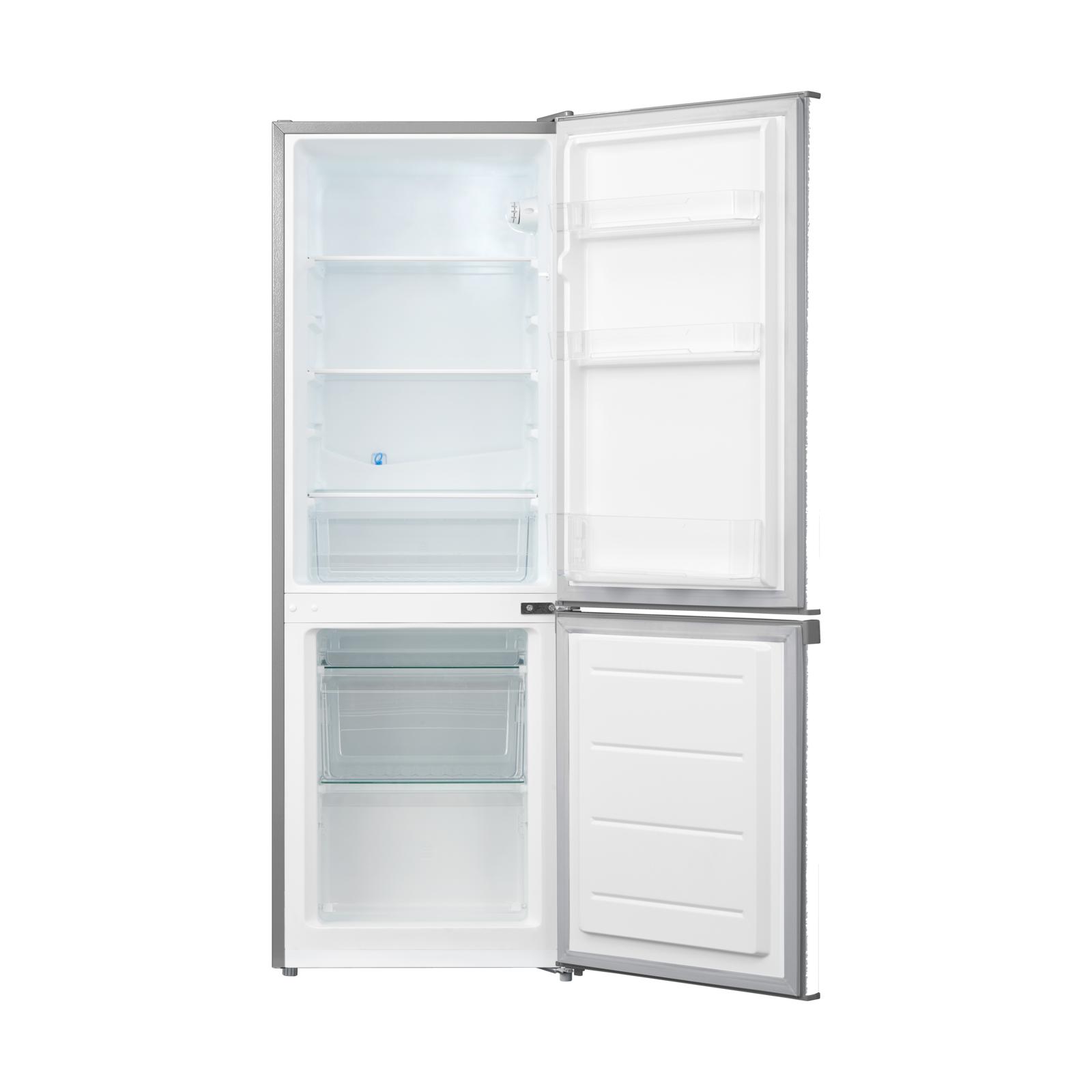 COMFEE RCB232LS2  Kühlgefrierkombination (E, 170 l, 1418 mm hoch, Silber)
