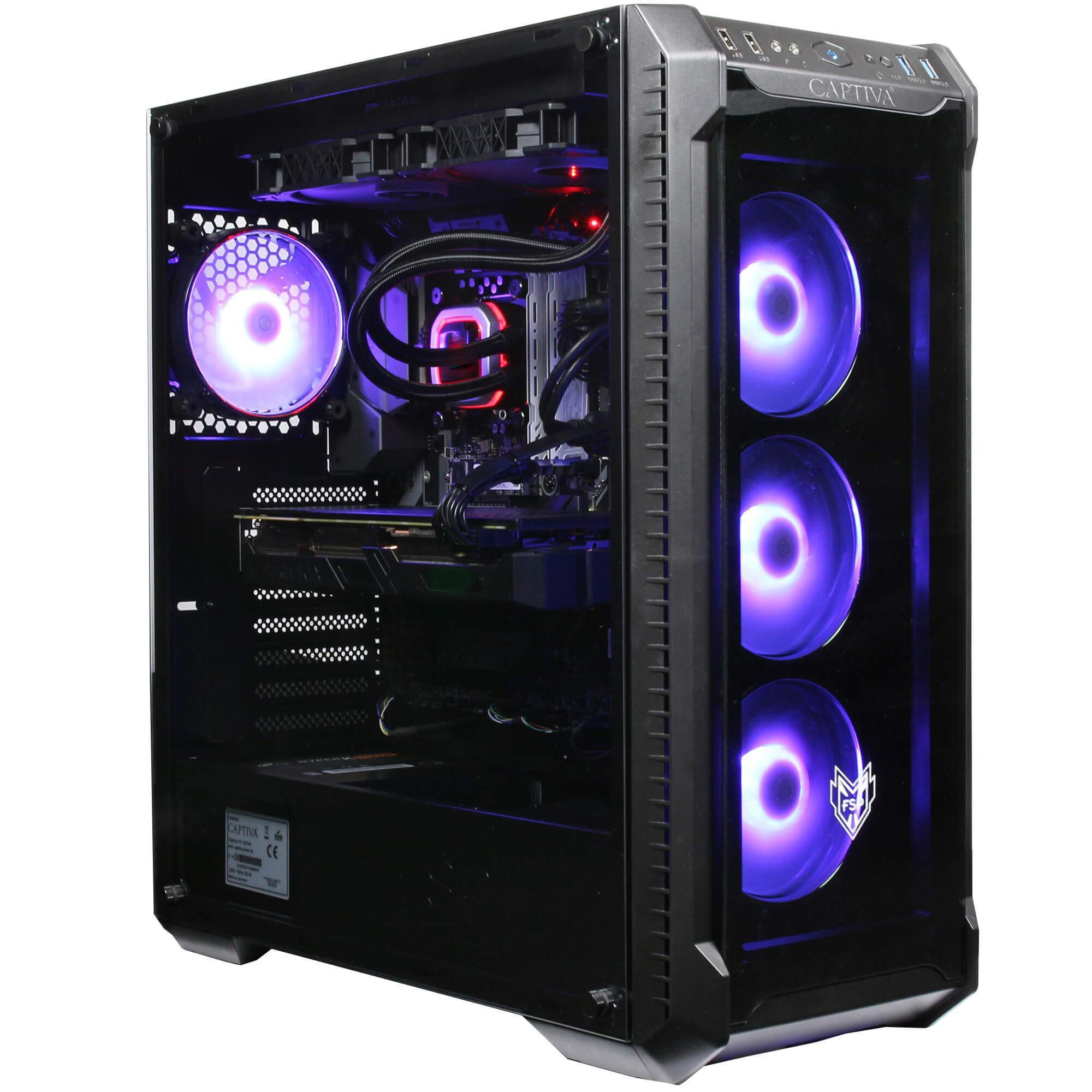 CAPTIVA R50-294 Wasserkühlung - AMD Ryzen™ 9 3900X - 32 GB - 500 GB - NVIDIA GeForce RTX™ 2080 Super™ - Windows 10 Home (64 Bit)