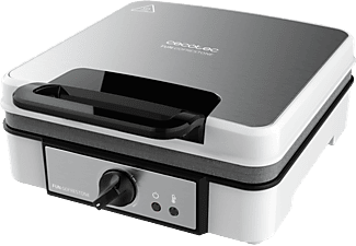 Gofrera - Cecotec Fun GofreStone 4Inox, 1200 W, Revestimiento de piedra RockStone, Potencia regulable, Inox