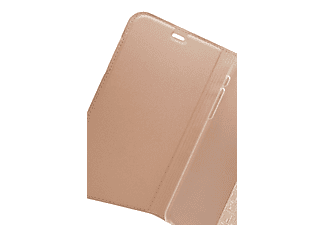 CASE AND PRO Outlet Huawei Y6P flip oldalra nyiló tok, RoseGold