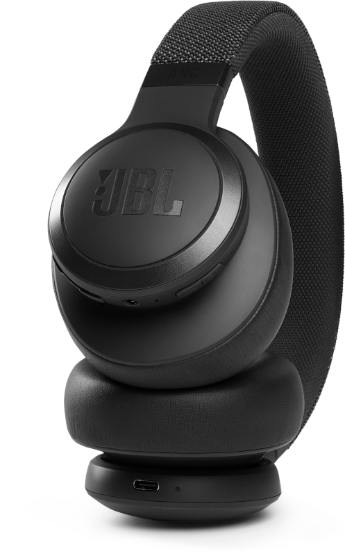 Paar schwarze JBL-Kopfhörer.