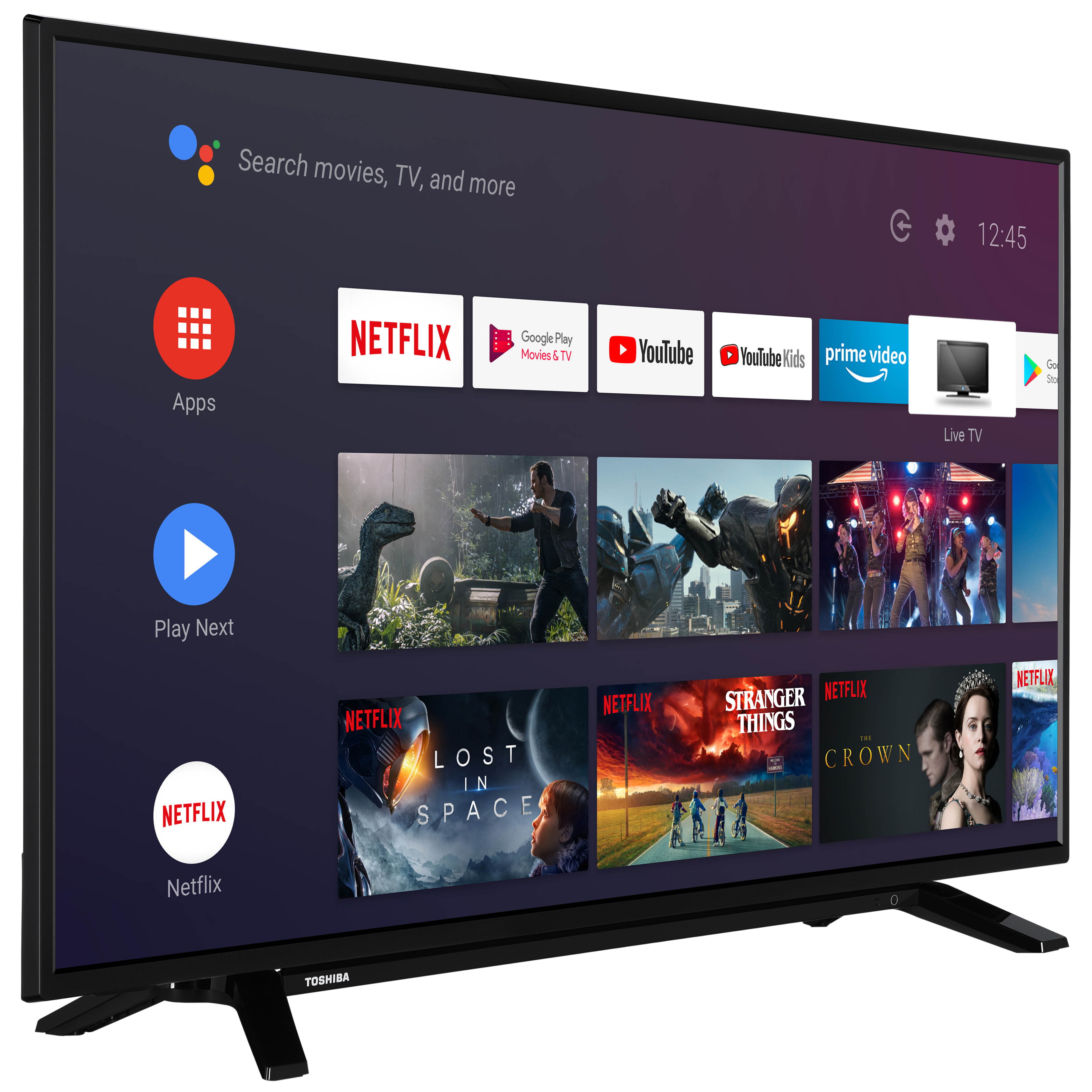 TOSHIBA 24 WA 2063 TV, LED TV TV) SMART 60 HD-ready, DA Zoll 24 Android / cm, (Flat, MB171