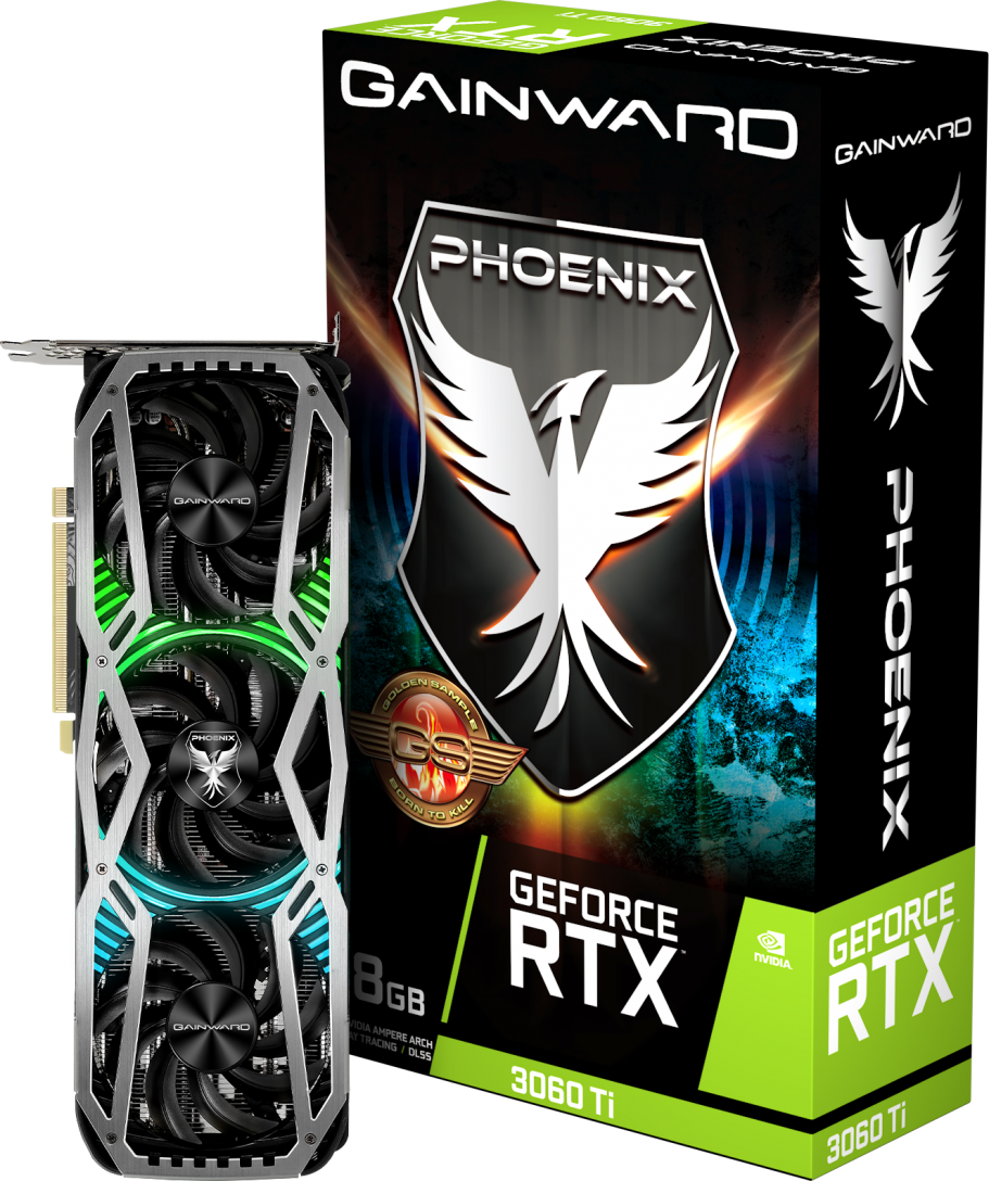 GAINWARD Grafikkarte GeForce RTX 3060 Ti Phoenix "Golden Sample" 8GB (GA-3060RTX-TI-PH-GS)