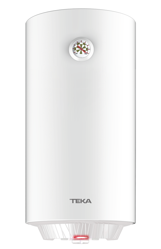 Termo eléctrico - Teka EWH 100 C, 100L, Vertical, Tanque esmaltado en Zafire, IPX4, Blanco