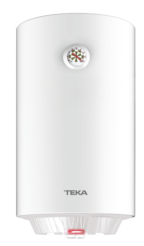 Termo eléctrico - Teka EWH 50 C, 50L, Vertical, Tanque esmaltado en Zafire, IPX4, Blanco