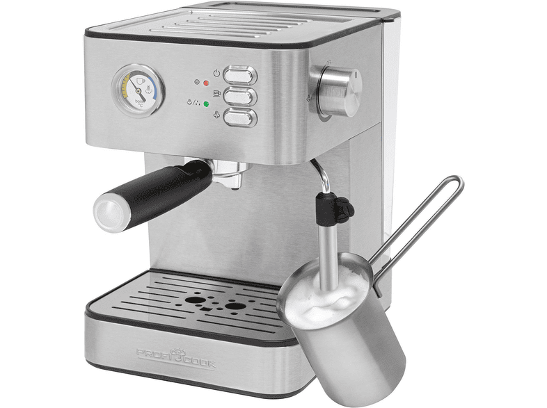 Profi Cook PC-ES 1209 Siebträgermaschine (Silber, 850 Watt, 20 bar) — Foto 3 von 5