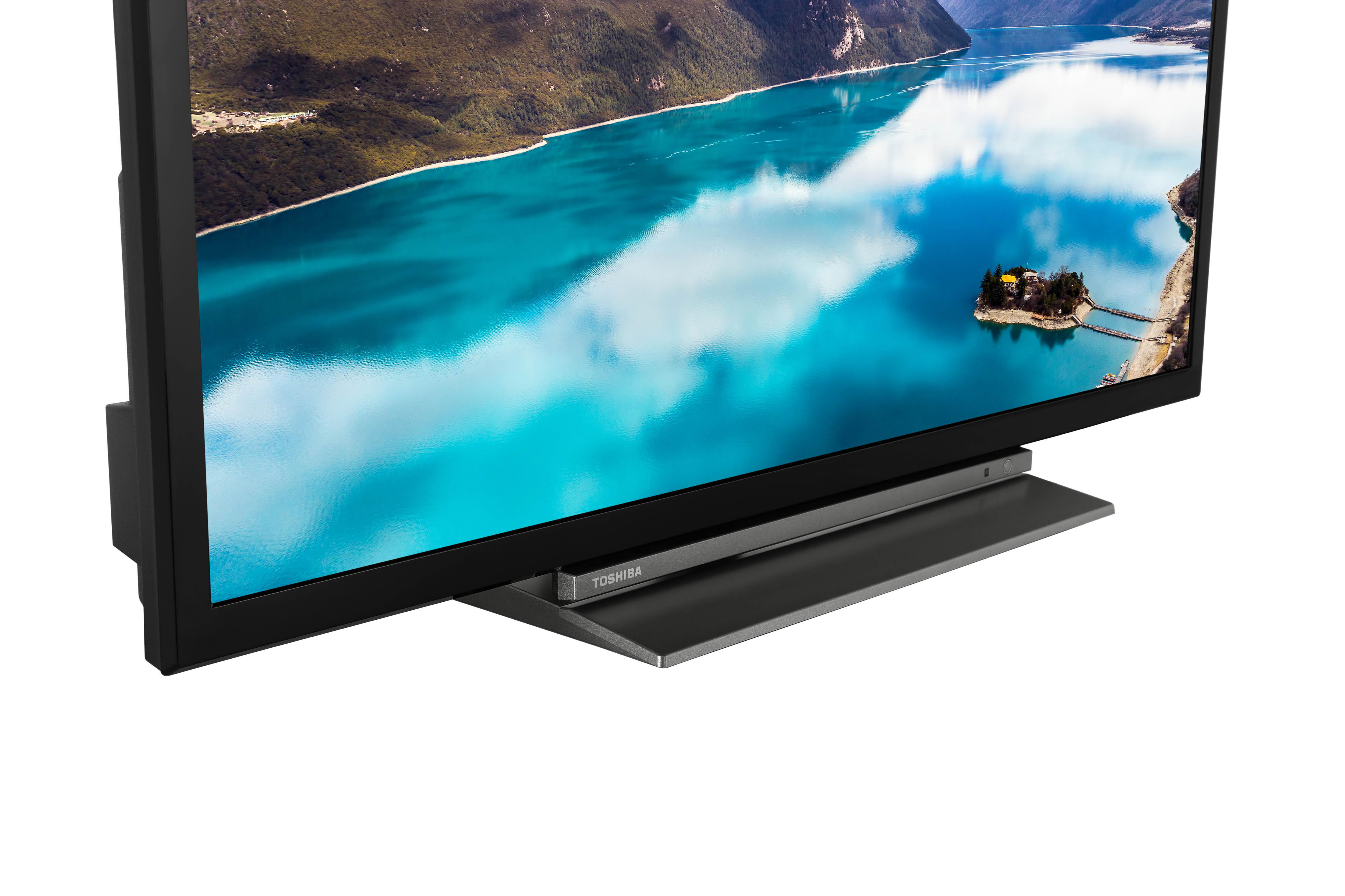 TOSHIBA 24WL3C63DA LED TV) TV SMART (Flat, 24 Zoll / cm, 60 HD-ready