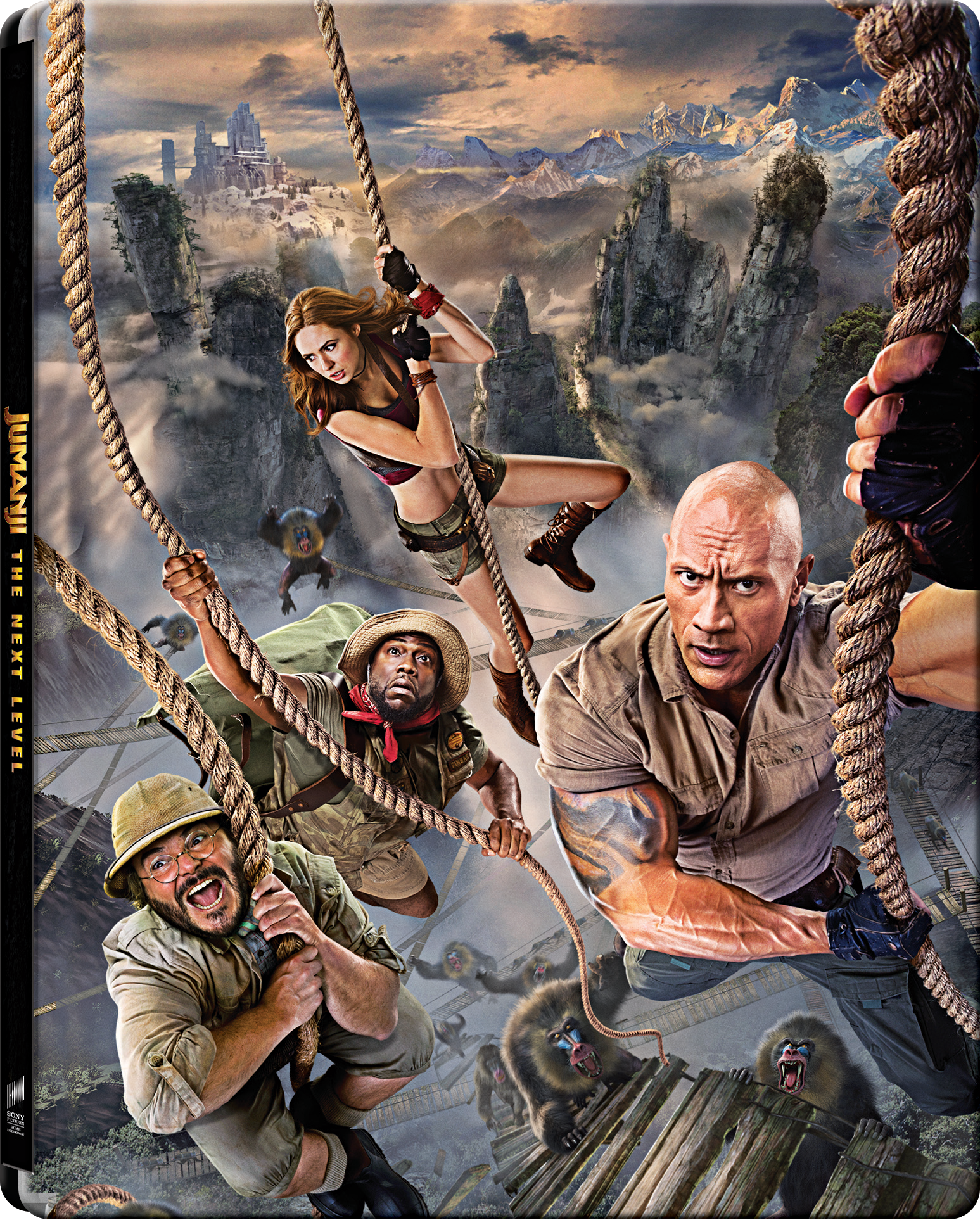 Jumanji - A következő szint ("Mozgó híd" Steelbook) (Blu-ray)