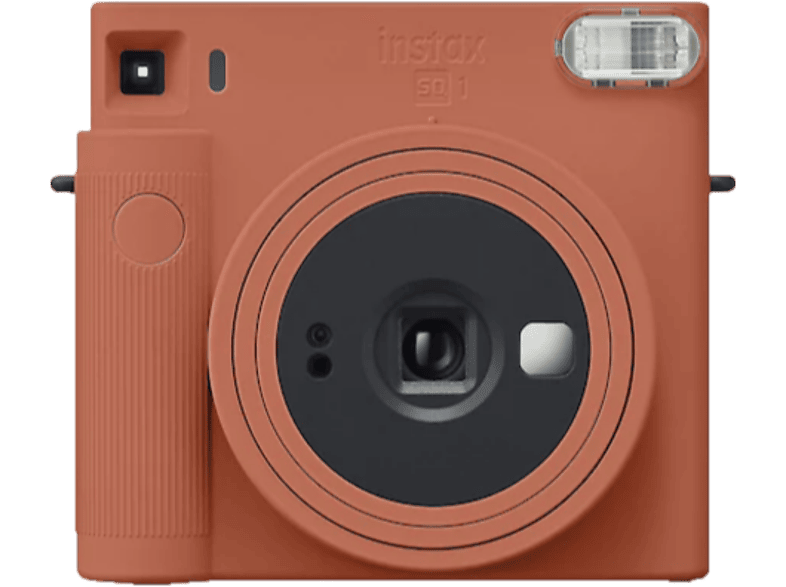 Cámara instantánea - FujiFilm Instax SQ1 TO, Película, Visor Galileo inverso, Obturador electrónico, Naranja