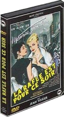 Boîtier DVD avec le titre du film 'La Rafle est pour ce soir' et deux femmes sur la couverture.