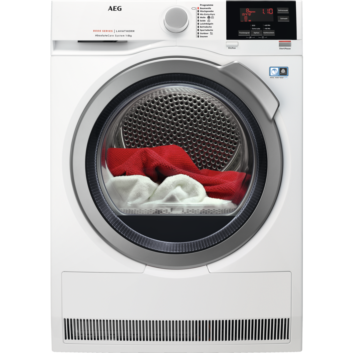 AEG T8DBA3 Wärmepumpentrockner (8 kg, A+++, Weiß)