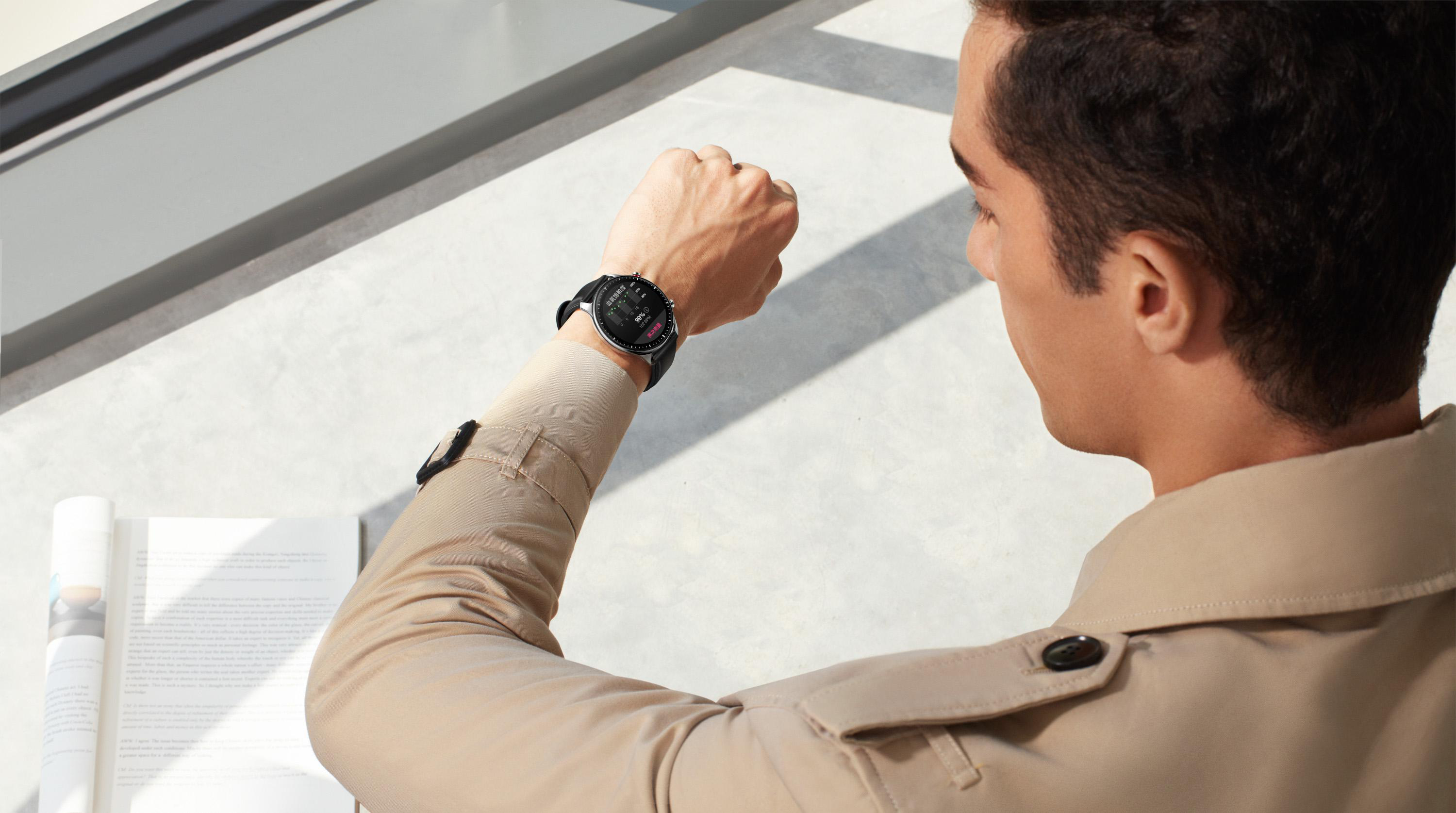 AMAZFIT GTR 2, Smartwatch, 70 mm + 110 mm, Silber