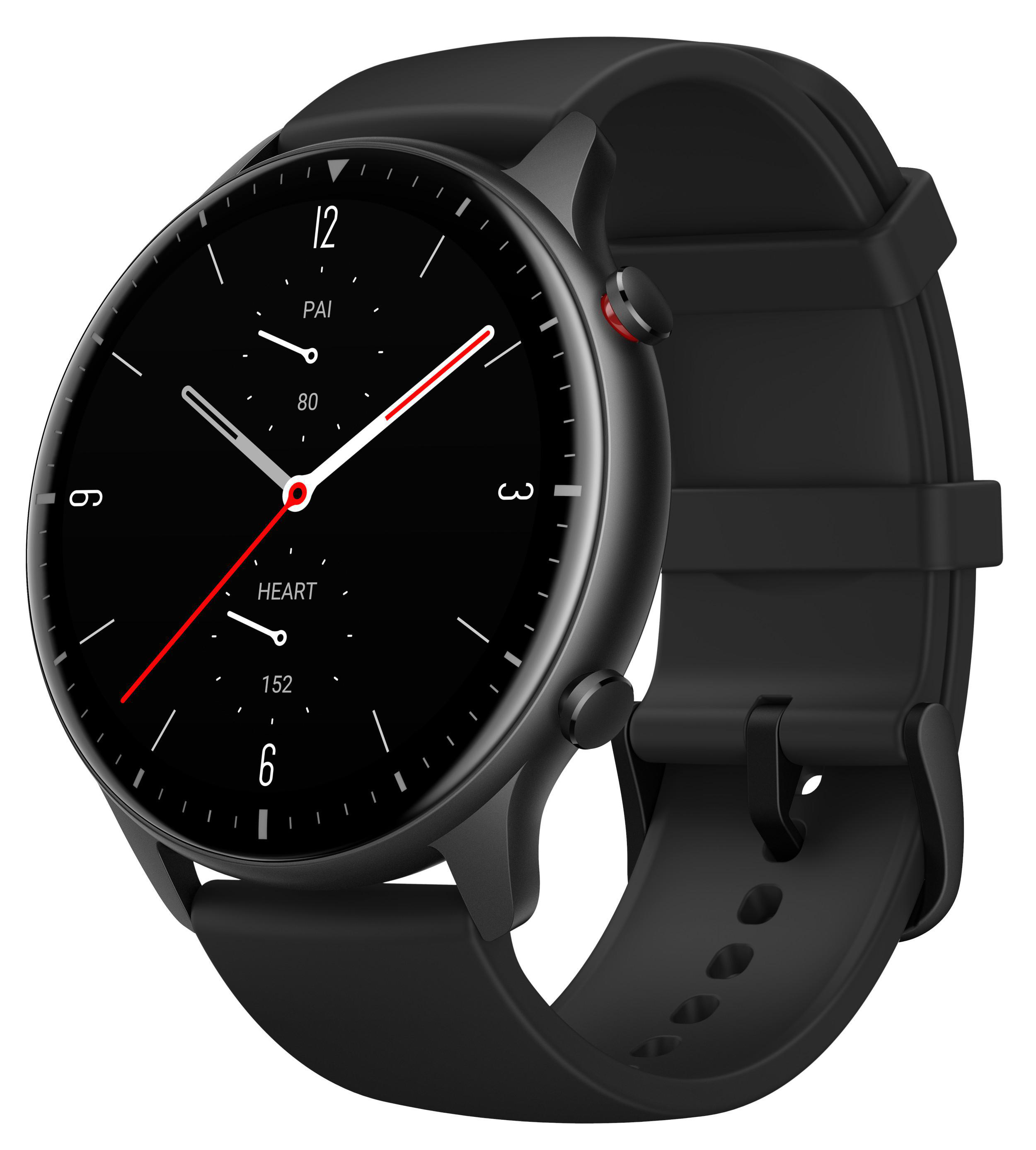 AMAZFIT GTR 2, Smartwatch, 70 mm + 110 mm, Obsidian Black